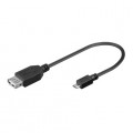 BIT FORCE kabel USB A-MICRO USB F/M 0,1m