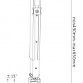 SBOX ceiling mount for projector PM-18M full-motion