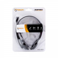 SBOX on-ear desktop slušalice s mikrofonom HS-201 crne