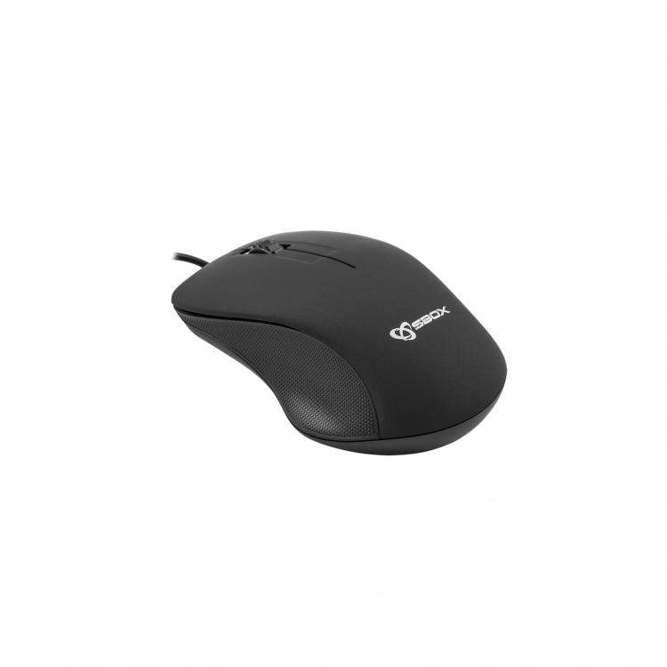 SBOX wired mouse M-958 black