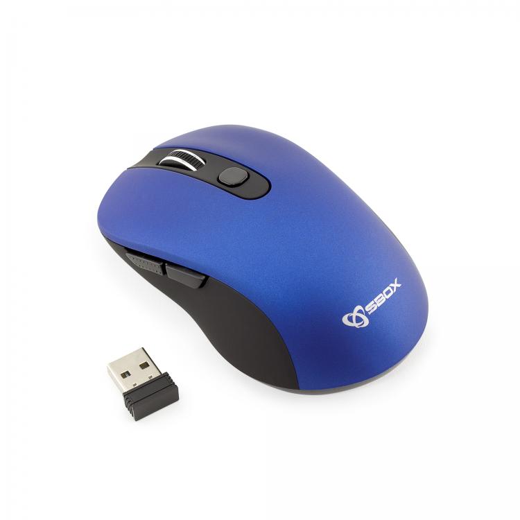 SBOX bežični miš WM-911 1600dpi plavi
