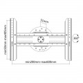 SBOX wall mount for TV PLB-1246F fixed
