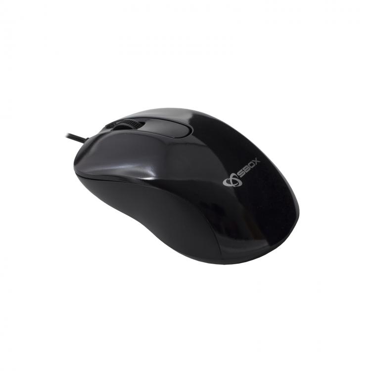 SBOX žičani miš M-901 1000dpi crni