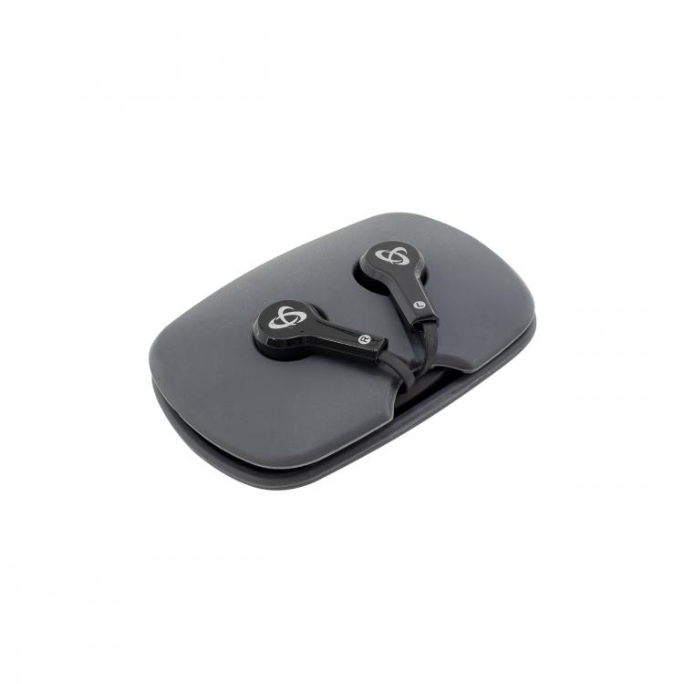 SBOX earphones with microphone EP-033 black