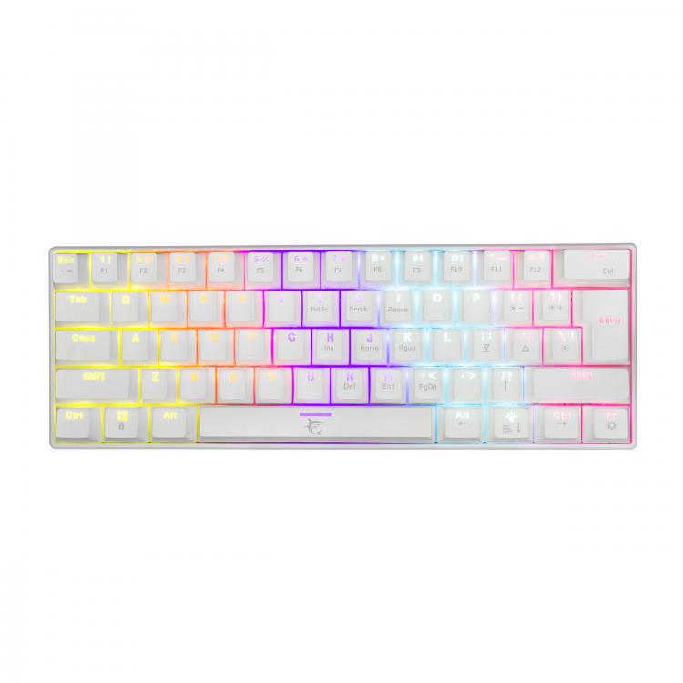 WHITE SHARK gaming tipkovnica GK-2022 SHINOBI bijela plavi sw. HR