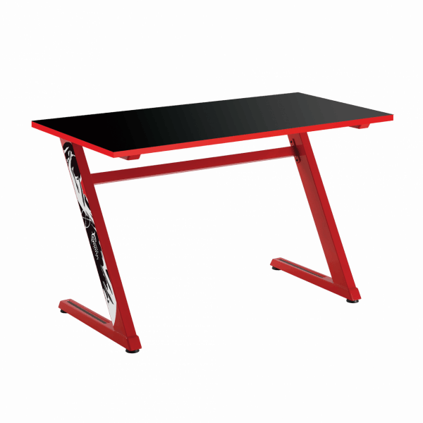 WHITE SHARK gaming stol ZZ-RED 120x60x72,5 cm