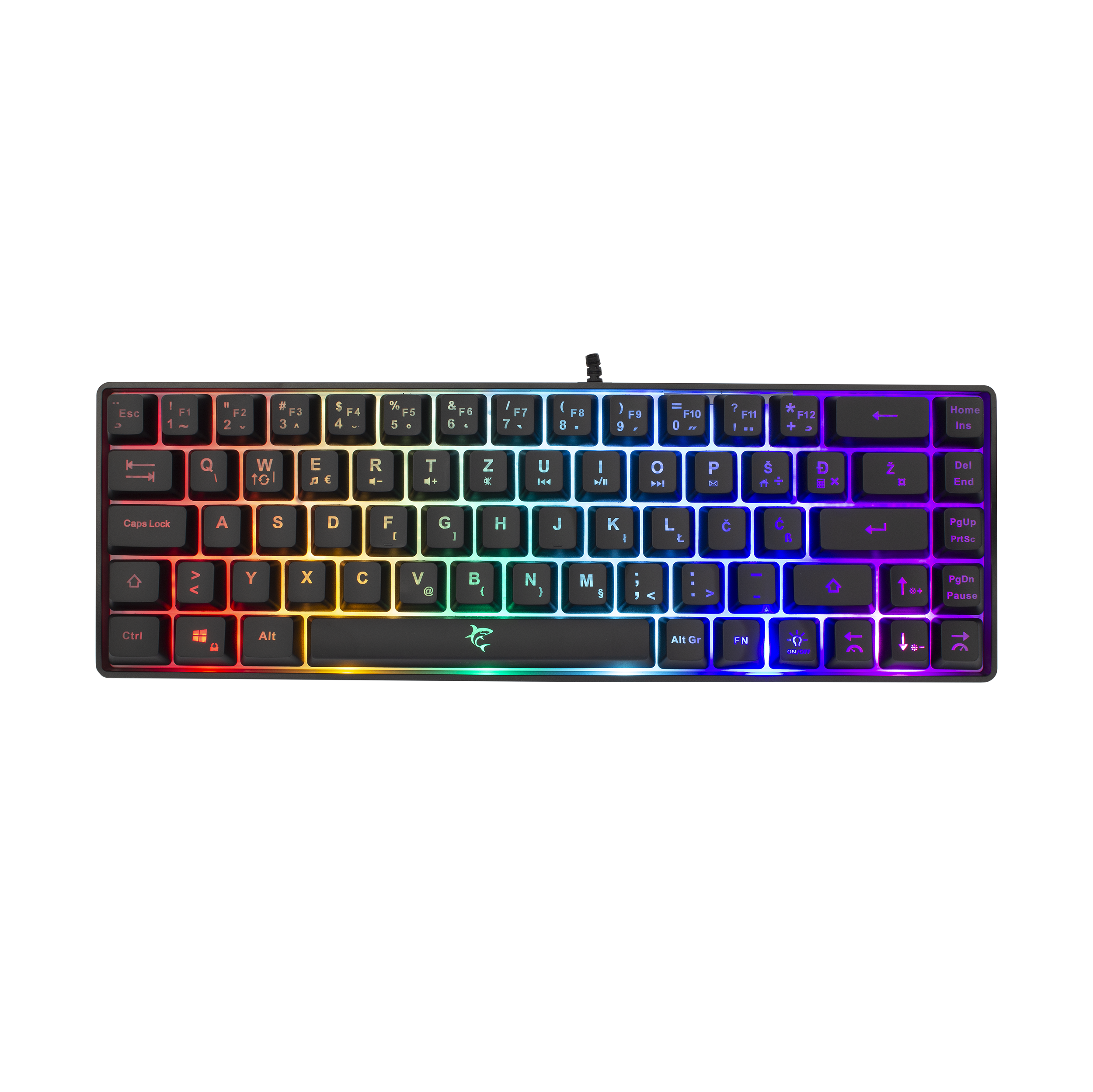 WHITE SHARK gaming keyboard GK-2201 RONIN black CRO