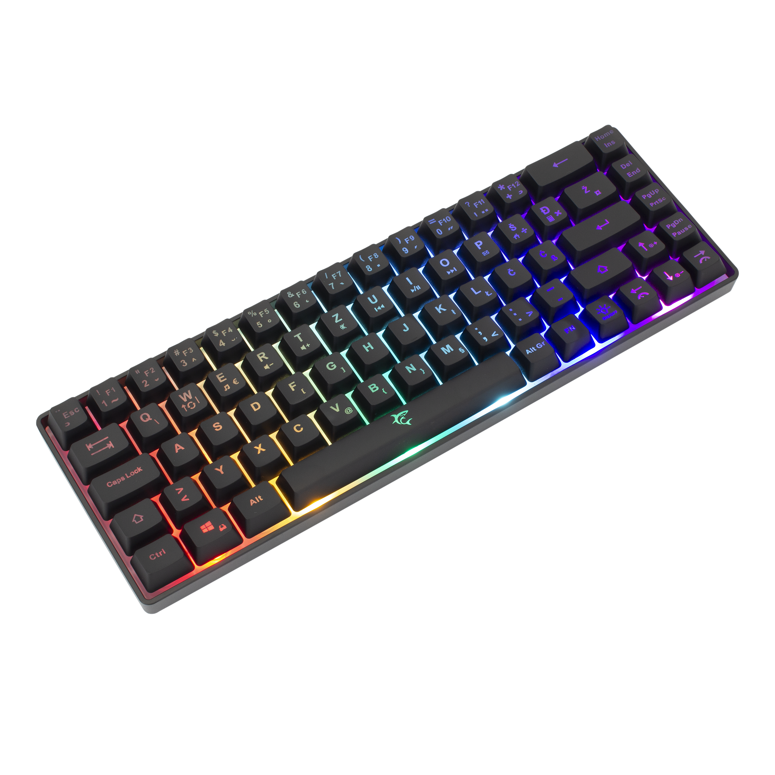 WHITE SHARK gaming tipkovnica GK-2201 RONIN crna