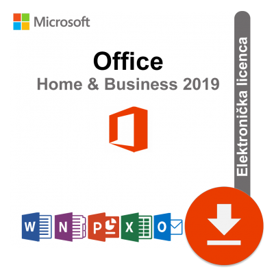 Microsoft Office 2019 Home and Business  ESD digital license