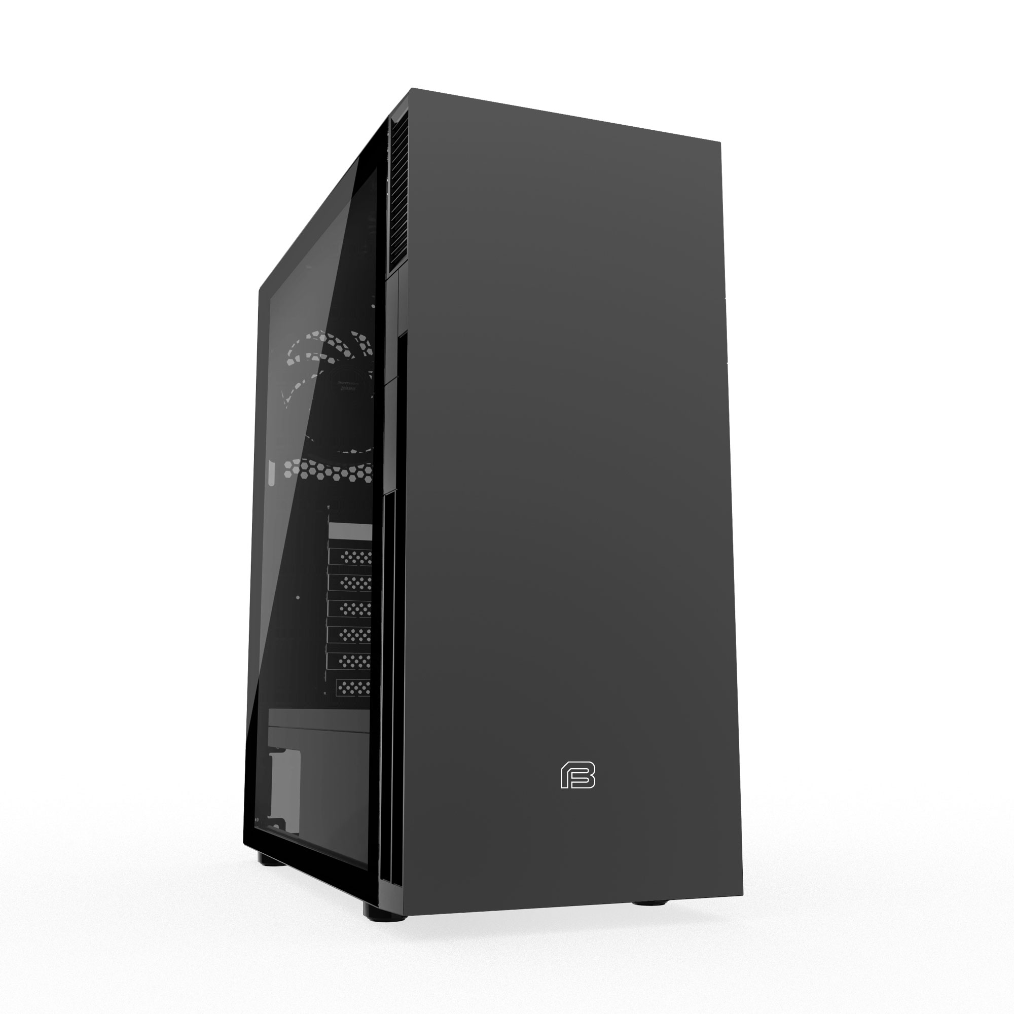 BIT FORCE Mid Tower Gaming PC kućište SHADE AW-1