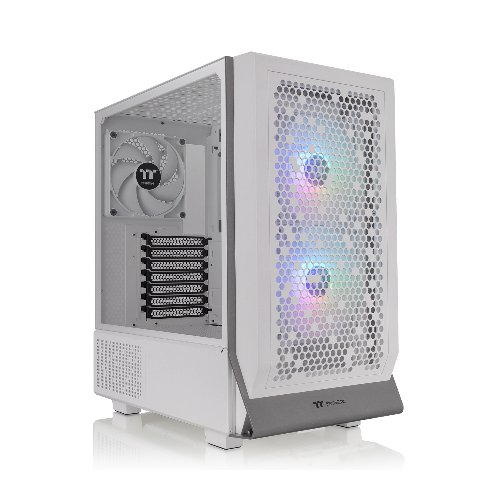 THERMALTAKE Mid Tower ARGB Gaming PC kućište CERES 300 TG SNOW