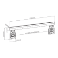 SBOX wall mount for TV PLB-1948 Fixed