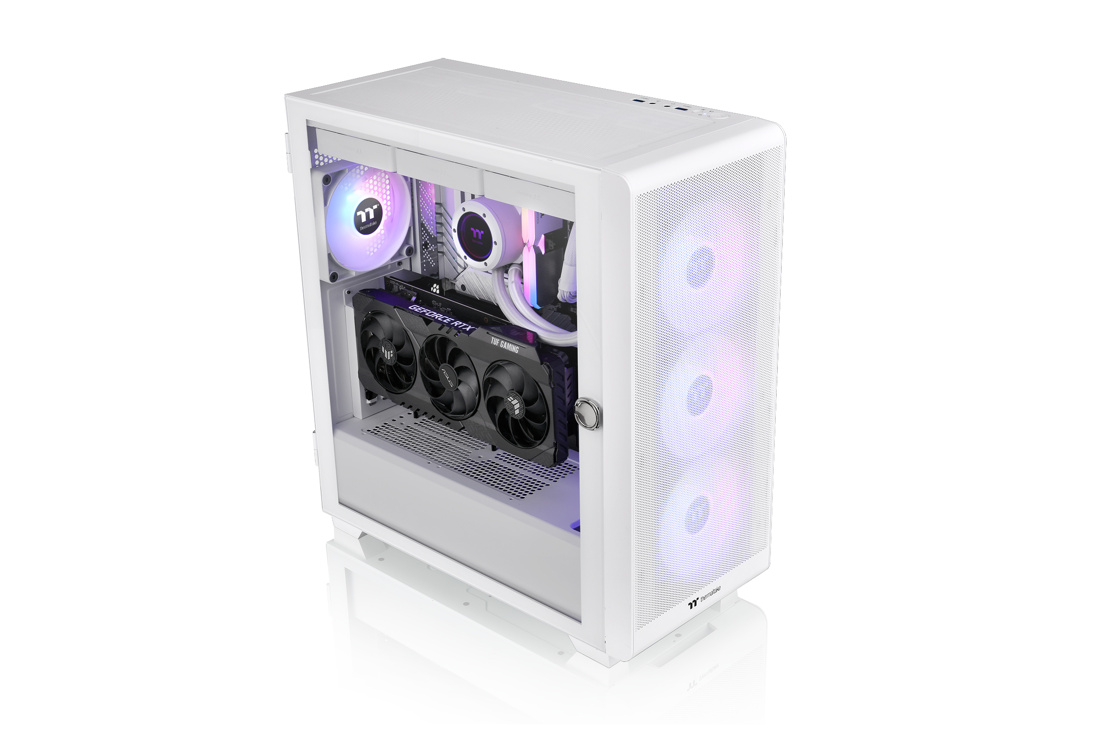 THERMALTAKE ARGB PC kućište S250 TG SNOW