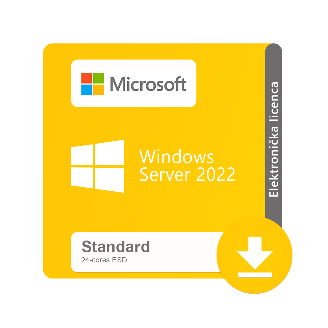 Windows Server 2022 Standard (24‐jezgreni) ESD elektronička licenca