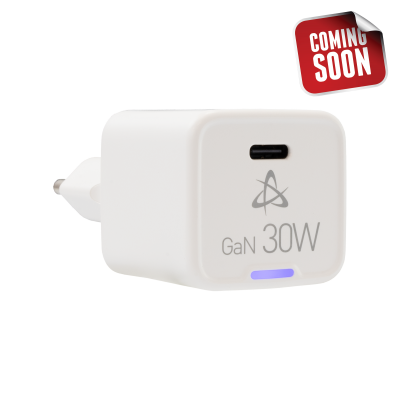 SBOX USB-C quick wall charger HC-30  / 30W GAN white