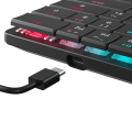 WHITE SHARK gaming tipkovnica GK-006112 NAGAMAKI crna / smeđi sw