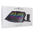 WHITE SHARK notebook cooling pad GCP-10 ICE SHADOW / 2 vent. RGB