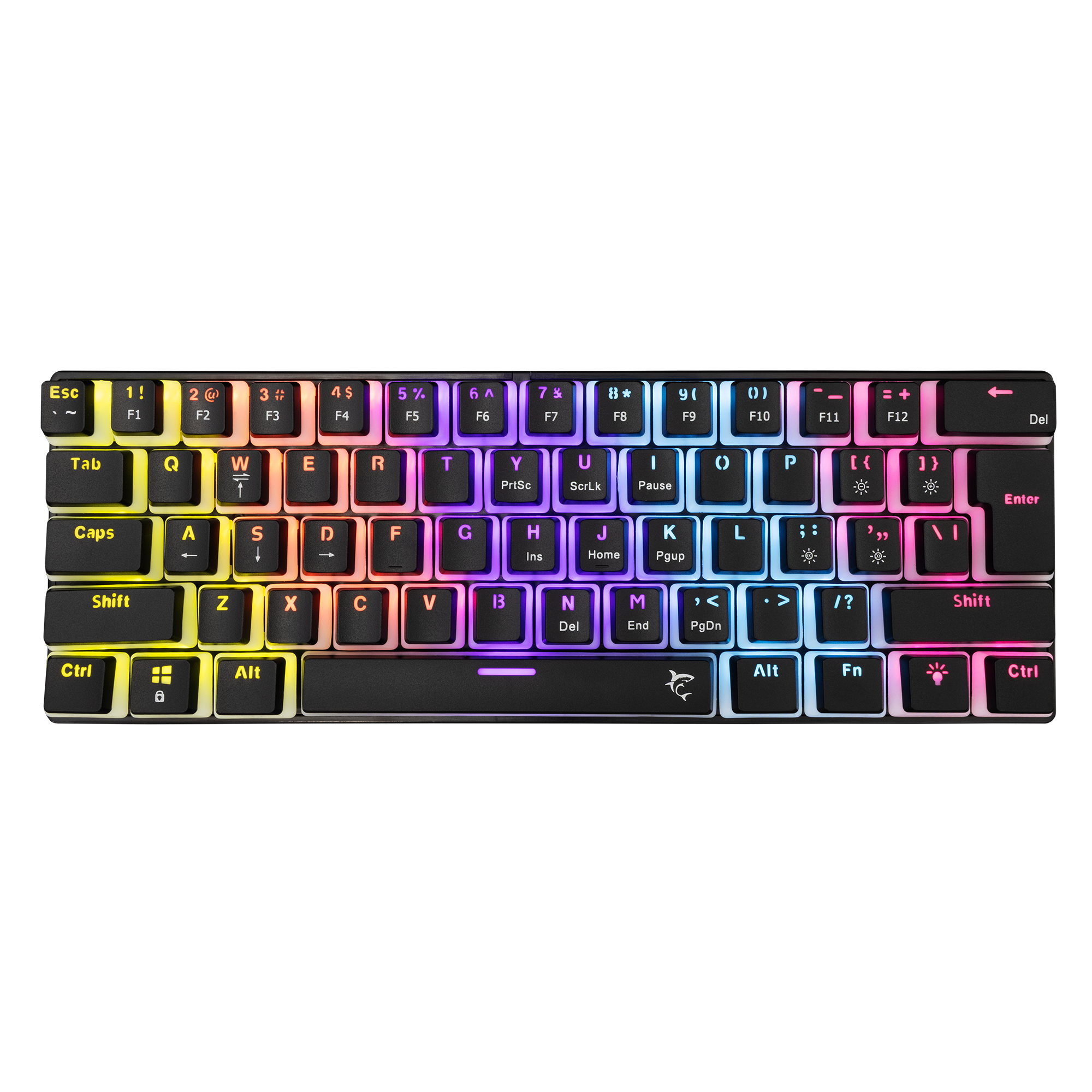 WHITE SHARK gaming mechanical keyboard GK-2202 ASHIKO-2 US black red sw