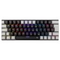 WHITE SHARK gaming mehanička tipkovnica  GK-002112V2  WAKIZASHI-2 crno siva crv.sw