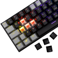 WHITE SHARK gaming mehanička tipkovnica  GK-002112V2  WAKIZASHI-2 crno siva crv.sw