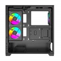 BIT FORCE Mid Tower ARGB Gaming PC Case SPARK ARGB-TG-PWM3