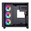 BIT FORCE Mid Tower ARGB Gaming PC kućište CUBE ARGB-TGC-PWM4