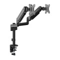 BIT FORCE desk mount for 2 monitors with gas spring BRACKET DMG-32-2M
