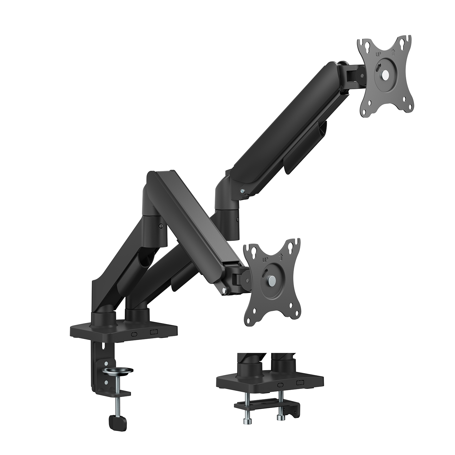 BIT FORCE nagibno-okretna stolna ručka za 2 monitora BRACKET DMA-32-2M