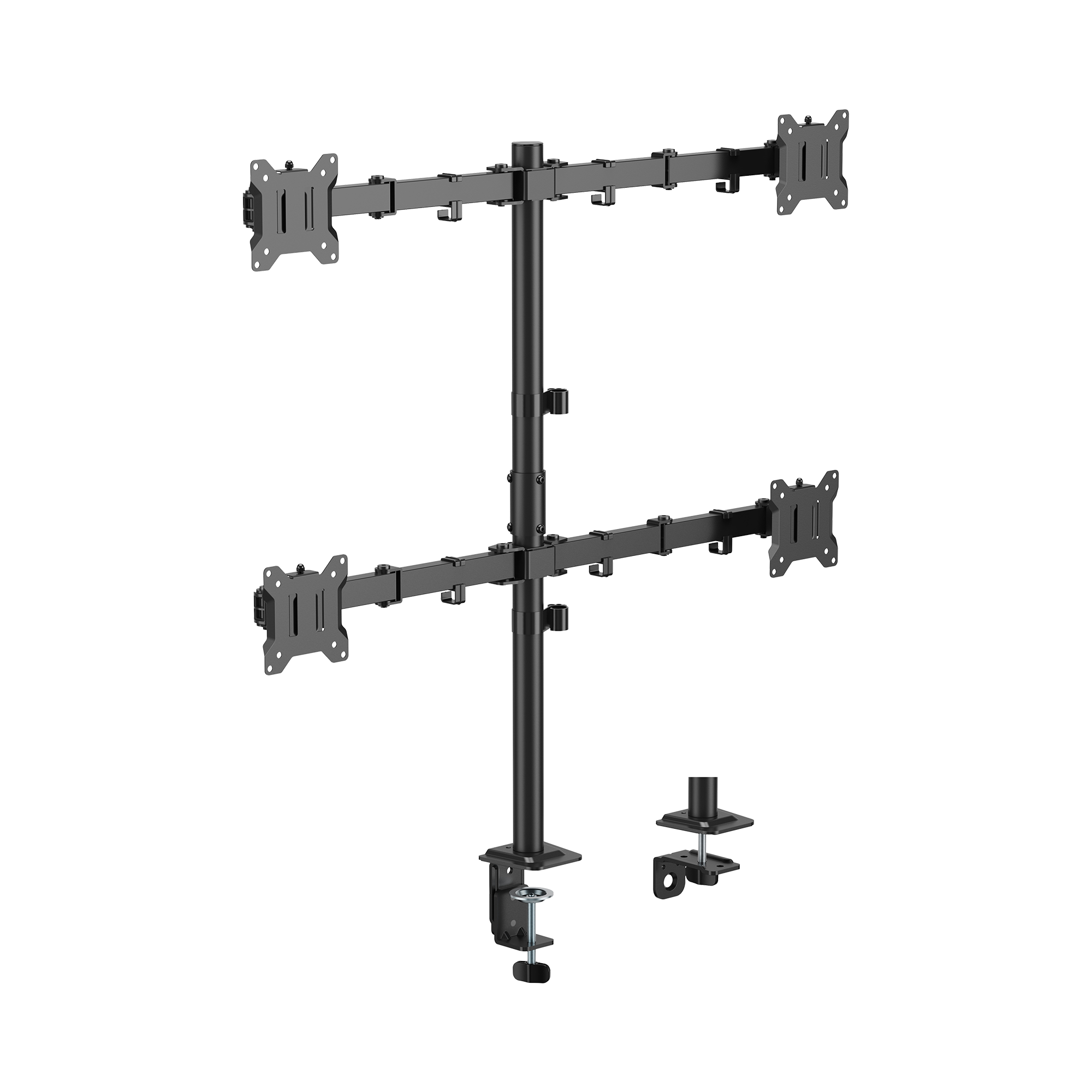 SBOX stolni nosač za 4 monitora LCD-352/4-3 okretni