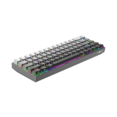 WHITE SHARK gaming keyboard GK-007721 NUNCHAKU gradient grey pl.sw. US.