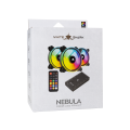 White Shark GCF-S028-004 NEBULA-2 Black ARGB Fan Kit