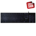 SBOX wired standard keyboard K-22 black US