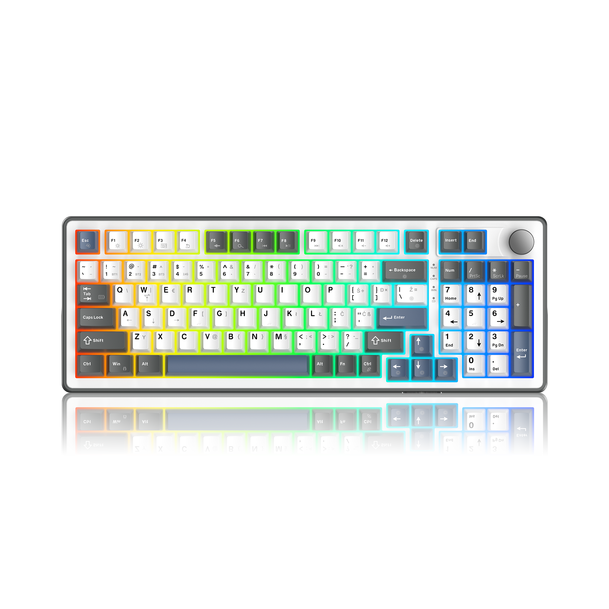 WHITE SHARK PREMIUM LINE keyboard GK-007251 EXCALIBUR-L white CRO
