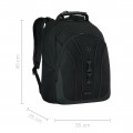 WENGER nootebook ruksak LEGACY BLACK SERIES 16", crni