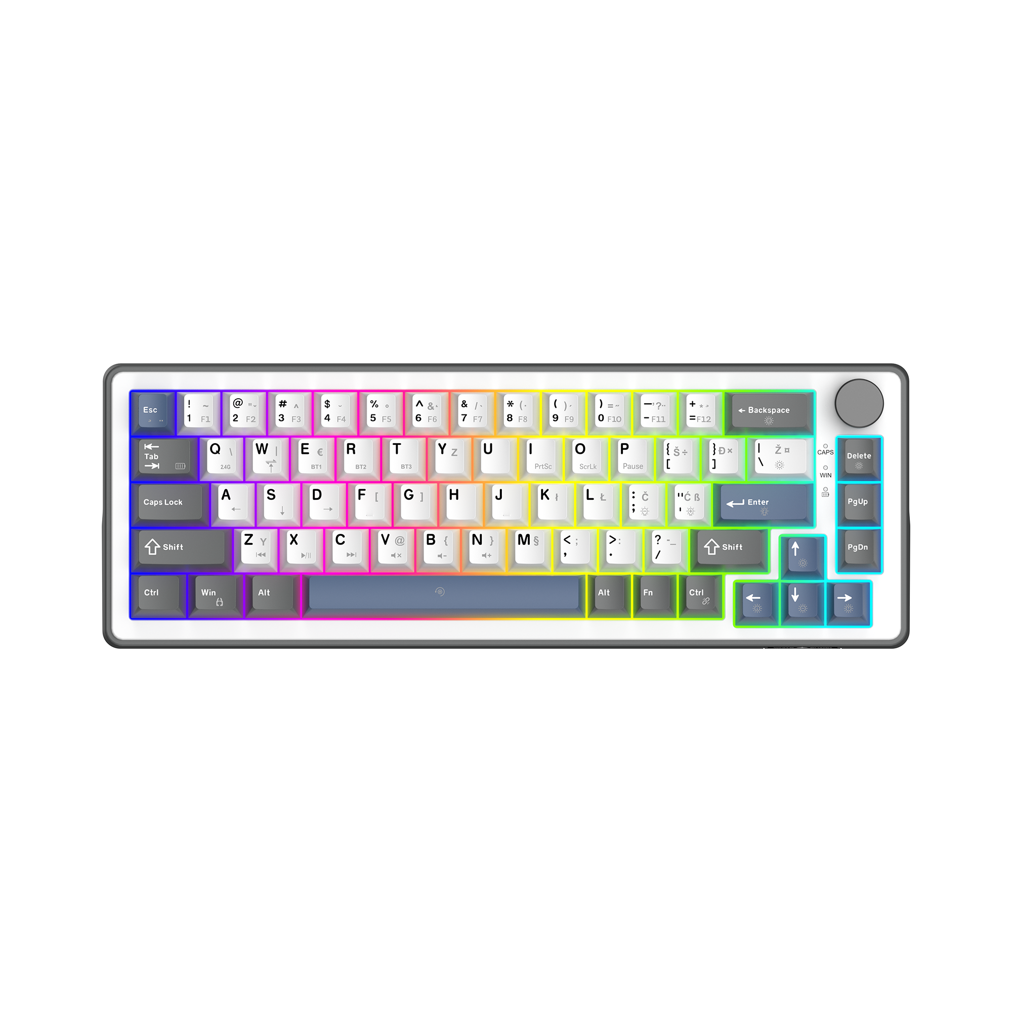 WHITE SHARK PREMIUM LINIJA tipkovnica GK-009252 EXCALIBUR-M bijela HR