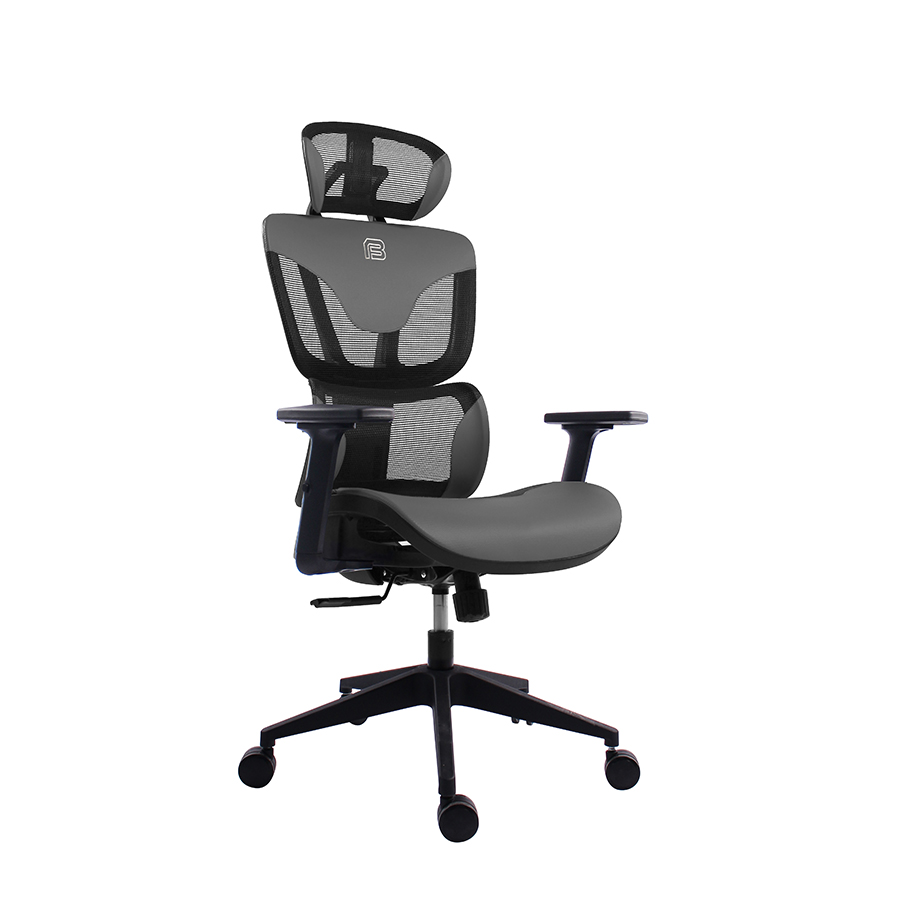 BIT FORCE uredska stolica COZY LM-2D crno/siva - IZLOŽBENA